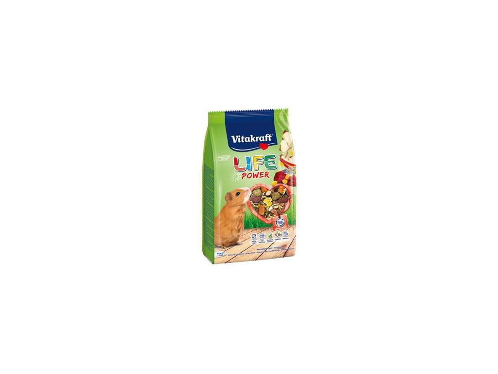 30372 vitakraft rodent guinea pig life power morce 600g z kategorie chovatelske potreby a krmiva pro hlodavce a mala zvirata krmiva pro hlodavce a mala zvirata