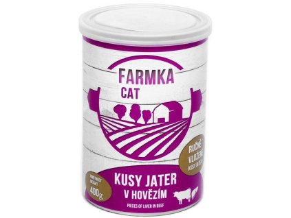 90036 farmka cat konzerva s jatry 400g