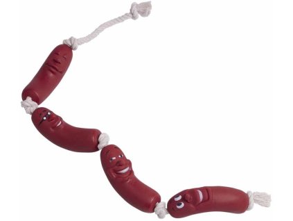 62117 nobby hracka vesele parky na lane 75cm z kategorie chovatelske potreby a krmiva pro psy hracky pro psy gumove hracky pro psy