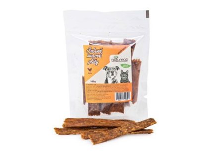 36186 natureca 100 masove platy kure pochoutka pro psy a kocky 100g z kategorie chovatelske potreby a krmiva pro kocky krmivo a pamlsky pro kocky pamlsky pro kocky