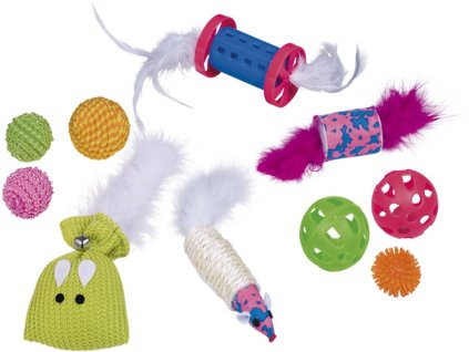 26085 1 nobby startovni set hracek pro kocky 10ks z kategorie chovatelske potreby a krmiva pro kocky hracky pro kocky catnipove hracky pro kocky