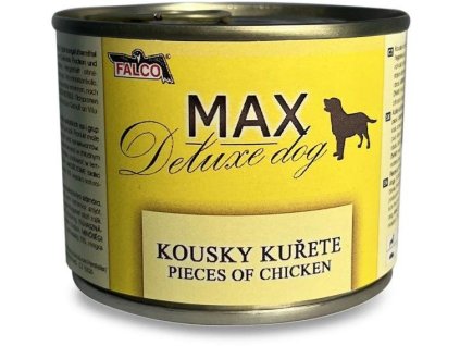 90024 max deluxe dog konzerva kousky kurete 200g