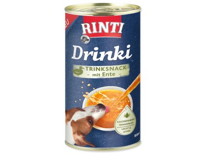 61382 1 rinti drink ente 185 ml z kategorie chovatelske potreby a krmiva pro psy pamlsky pro psy pasty pyre pro psy