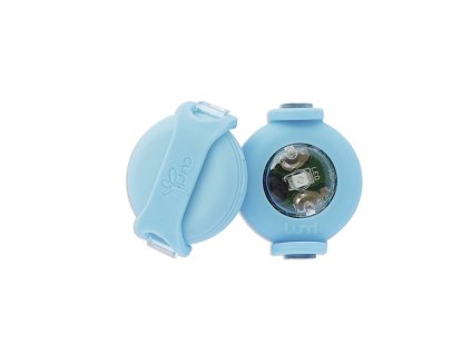 114088 curli luumi led bezpecnostni svetelko na obojek cyan