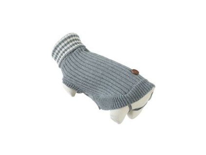 117154 oblecek svetr rolak pro psy dublin sedy 30cm zolux