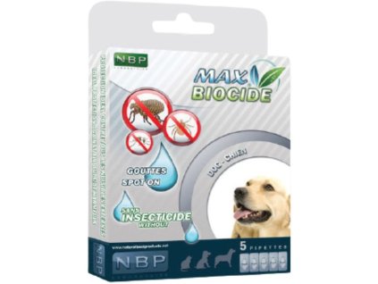 94339 1 max biocide spot on dog repelentni kapsle pes 5 x 1 ml