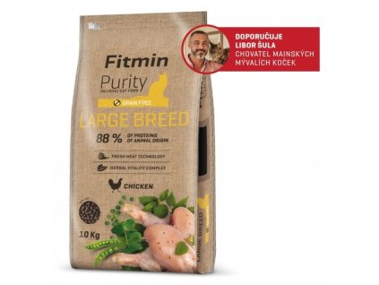 13149 fitmin purity large breed krmivo pro velke koc ky 10 kg