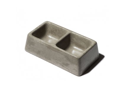 95722 miska betonova dvojita 2 x 0 3 l
