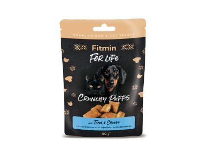 112229 fitmin for life tunakove polstarky pamlsek pro psy a kocky 50g