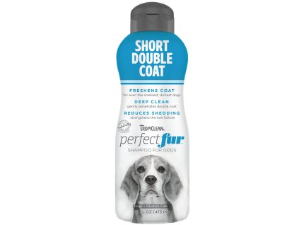 97945 tropiclean sampon pro kratkou srst s podsadou pro psy 473ml