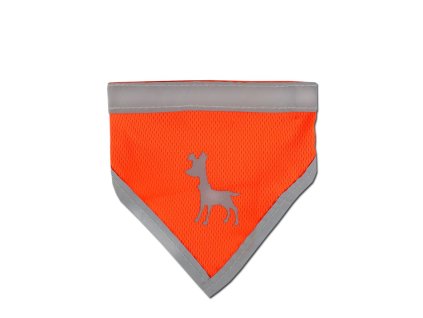 98200 alcott reflexni satek pro psy oranzovy velikost m