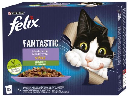 90465 felix fantastic multipack rybi receptury v zele 12x85g