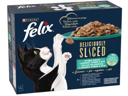 90450 felix deliciously sliced multipack fish selection losos tunak treska platys 12x80g 1