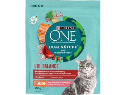 112889 5 purina one dual nature sterilized brusinka s lososem 750 g 1