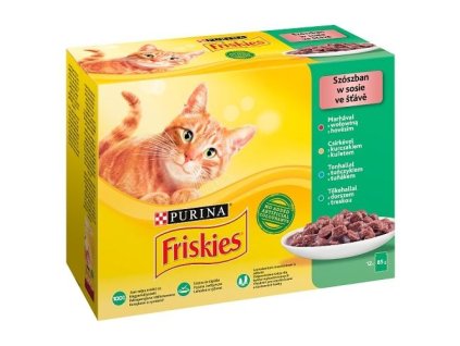 95869 1 friskies cat kapsic ky hove zi kur e tun a k treska ve s t a ve 12 85g