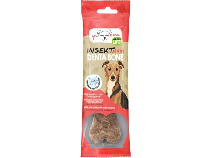 90075 yummeez green life dentalni kost s hmyzem maxi 100g