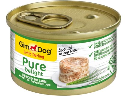35661 1 gimdog pure delight konzerva kure s jehnecim 85g