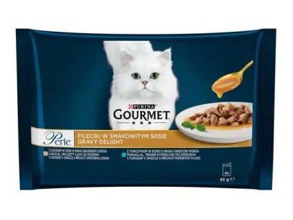91603 gourmet perle kapsicky gravy delight losos a tunak 4x85g