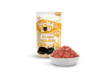 87657 lucky lou lifestage sterilized s drubezim a hovezim masem 125g