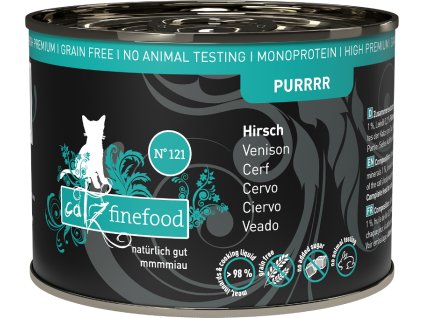 88077 catz finefood konzerva purr no 121 s jelenim masem 200g
