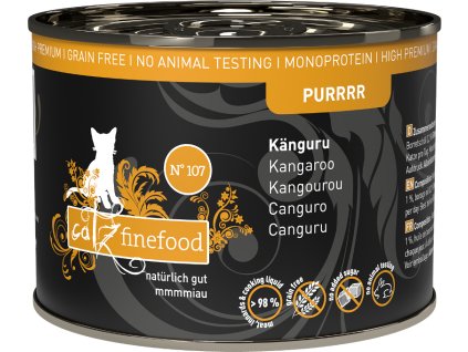 87951 catz finefood konzerva purr no 107 s klokanim masem 200g