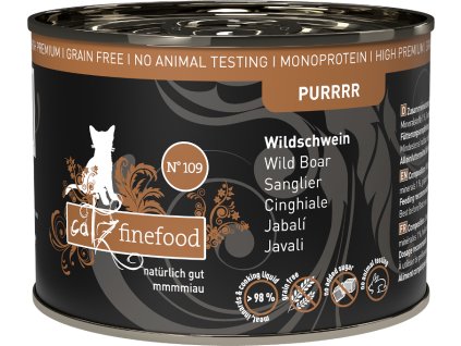 87954 catz finefood konzerva purr no 109 s kancim masem 200g
