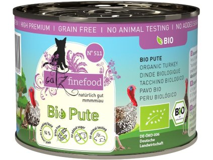 88029 catz finefood konzerva bio no 511 s krutim masem 200g