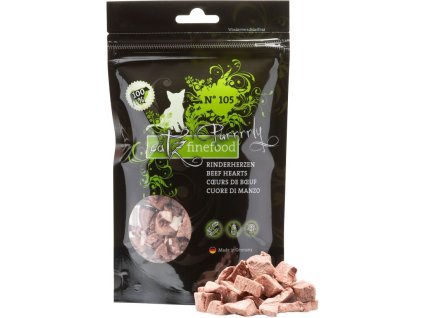 87012 catz finefood purrrrly n 105 mrazem susena hovezi srdicka 35g