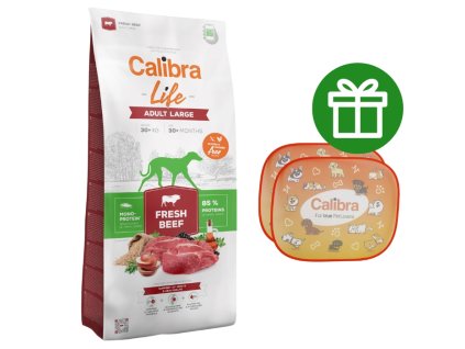 57354 1 calibra dog life adult large fresh beef 12kg
