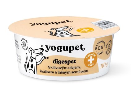 90858 yogupet jogurt pro psy digespet s olivovym olejem 110g