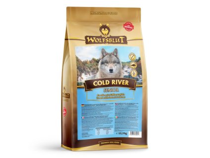 102367 wolfsblut dog senior cold river 12 5kg