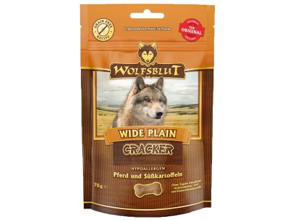 102346 wolfsblut dog cracker wide plain 70g