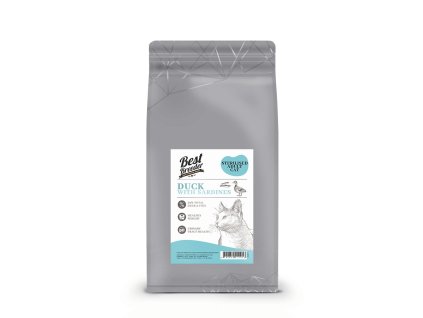 115906 best breeder deluxe cat duck with sardines sterilised adult 5 kg