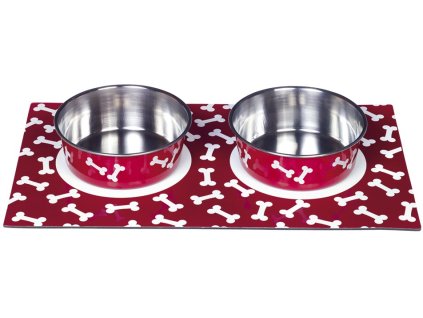 29706 1 nobby magneticka podlozka cervena 2 misky 920ml z kategorie chovatelske potreby a krmiva pro psy misky a davkovace pro psy prostirani pod psi misky