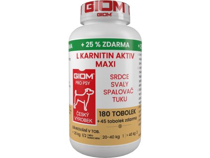 88971 giom s pes l karnitin aktiv 60 maxi tbl 25 zdarma