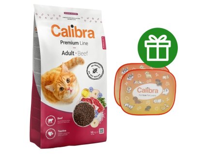 93970 calibra cat premium line adult beef 10kg