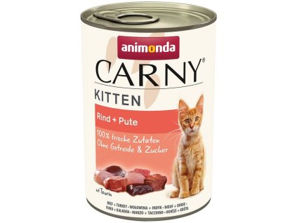 61970 animonda konzerva carny kitten hovezi kruta 400g