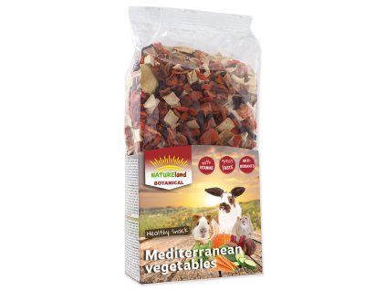 49254 1 pochoutka nature land botanical stredomorska zelenina 150 g z kategorie chovatelske potreby a krmiva pro hlodavce a mala zvirata pamlsky pro hlodavce