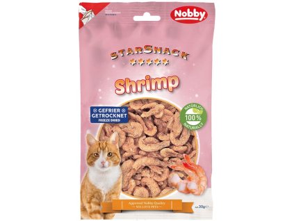 92269 nobby starsnack cat krevety susene mrazem 30g