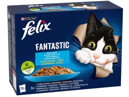 90462 3 felix fantastic multipack masovy vyber se zeleninou 12x85g