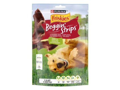 95857 1 friskies beggin strips pamlsky s pr i chuti slaniny 120g 1