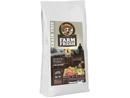 83370 farm fresh puppy pork grain free 15kg