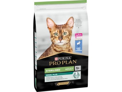 82410 1 pro plan cat adult sterilised renal plus kralik 10 kg z kategorie chovatelske potreby a krmiva pro kocky krmivo a pamlsky pro kocky granule pro kocky