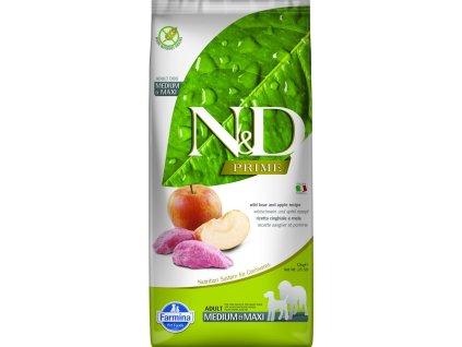 19089 1 n d prime dog adult m l boar apple 12kg