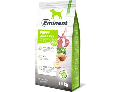 35256 1 eminent puppy lamb rice 15 kg
