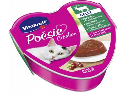 26196 vitakraft cat poesie vanicka zele zverina a brusinka 85g