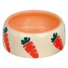 20610 1 nobby carrot keramicka miska pro hlodavce 500ml z kategorie chovatelske potreby a krmiva pro hlodavce a mala zvirata misky napajecky misky