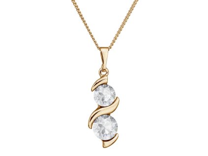Náhrdelník Susie Gold Crystal Swarovski fabos stastny svet