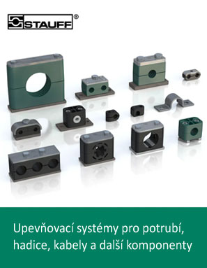 STAUFF držáky, spony, svorky