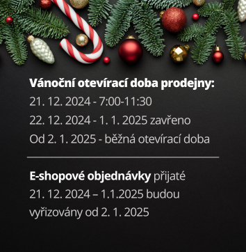 Otevírací doba přes svátky